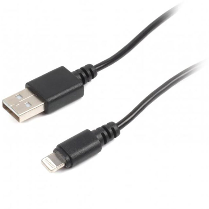 Кабель Cablexpert USB - Lightning (M/M), 1 м, Black (CC-USB2-AMLM-1M)